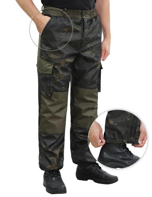 Костюм ГОРКА-ДЕМИ  RS тк.Polarfleece цв.Мультикам черный