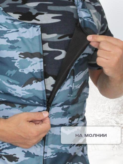 Полукомбинезон утеплённый тк.Оксфорд цв.Серый Камыш