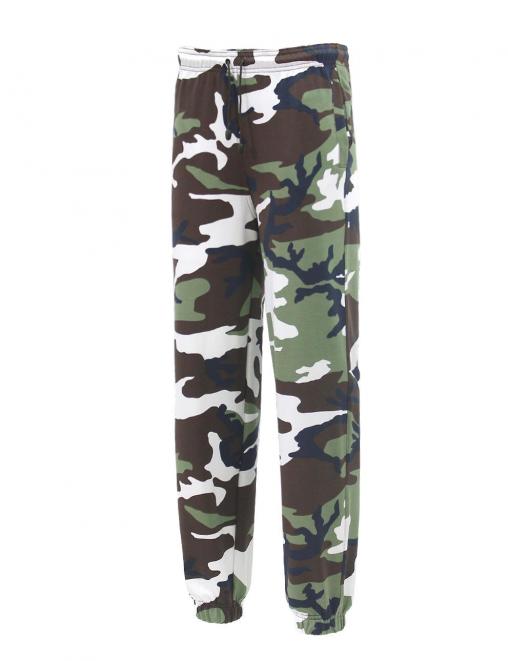 Трико мужское ТОРНАДО тк.Футер цв.Бело-зелёный КМФ 3746