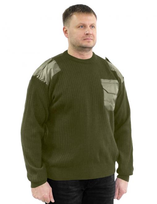 Свитер мужской цв.Олива