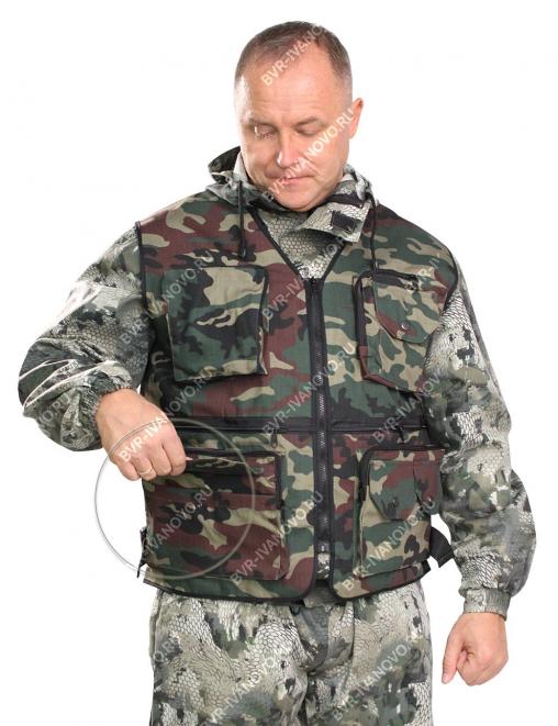 Жилет HUNTER RS тк.Рип-стоп цв.Зеленый КМФ