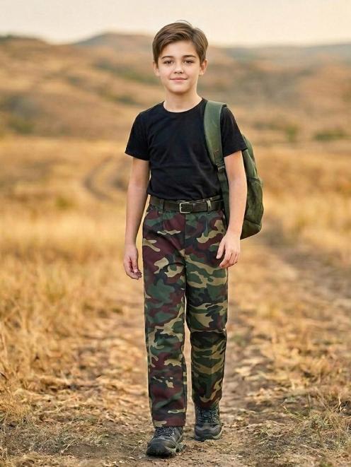 Брюки детские КАМУФЛЯЖ RS цв.Зеленый КМФ