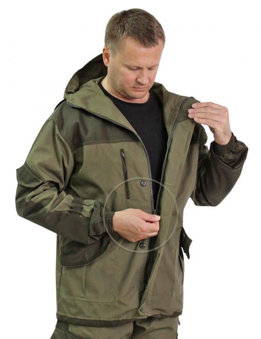 Костюм ГОРКА РУБЕЖ тк.Рип Стоп цв. Олива