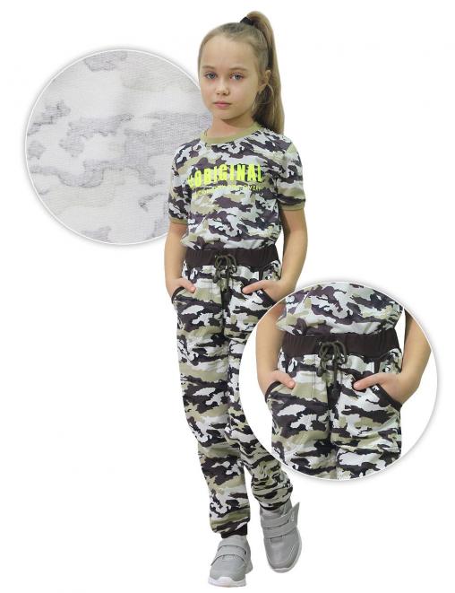 Костюм детский БВР СПОРТ RS тк.Футер цв.Камуфляж 4974