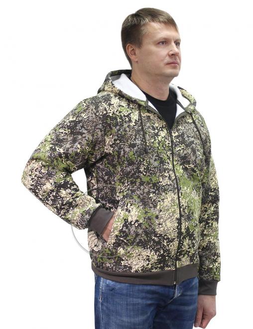 Толстовка на молнии ИРБИС RS тк.Футер 3х нитка цв.BLUR 2267