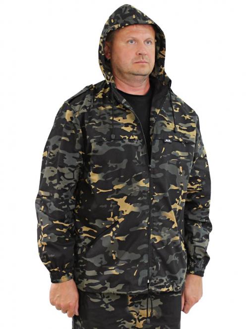 Костюм СПОРТ АКТИВ цв.Мультикам черный