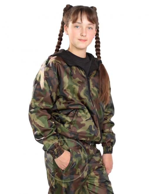 Костюм детский АЛЬФА-DEMI тк.Оксфорд цв.Зеленый КМФ