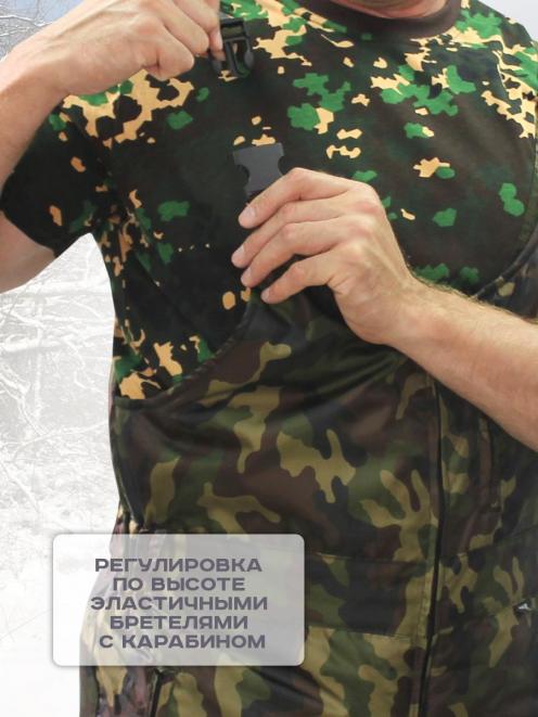 Полукомбинезон утеплённый RS тк.Оксфорд цв.Зеленый КМФ