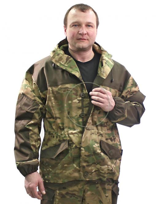 Костюм ГОРКА NEW тк.Смесовая цв.Мультикам с накладками