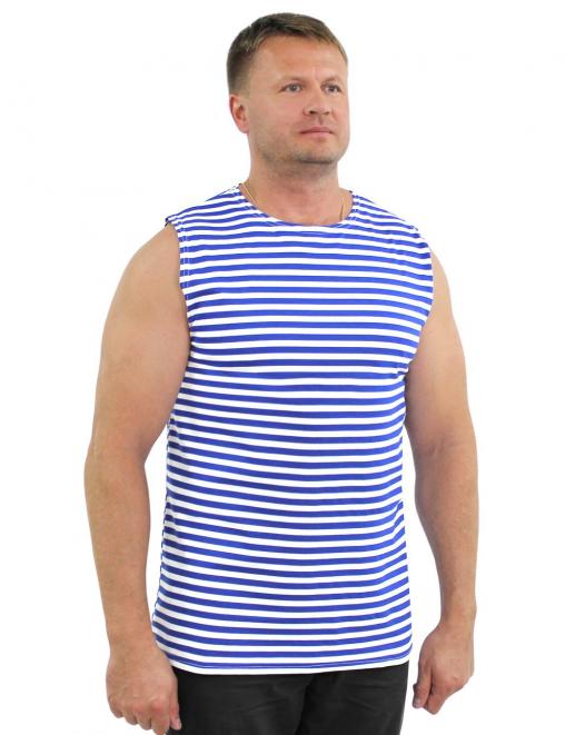 Майка-тельняшка ПРЕМИУМ ш/пл RS Голубая полоса