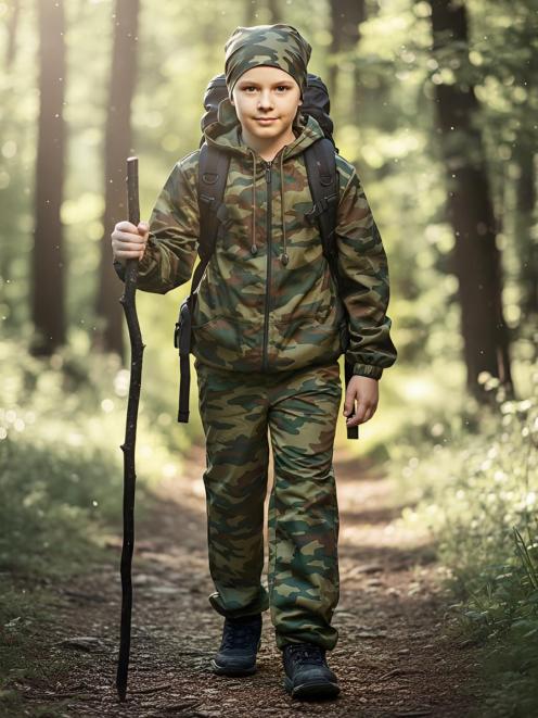 Костюм детский ТУРИСТ тк.Облегченная цв.Флора