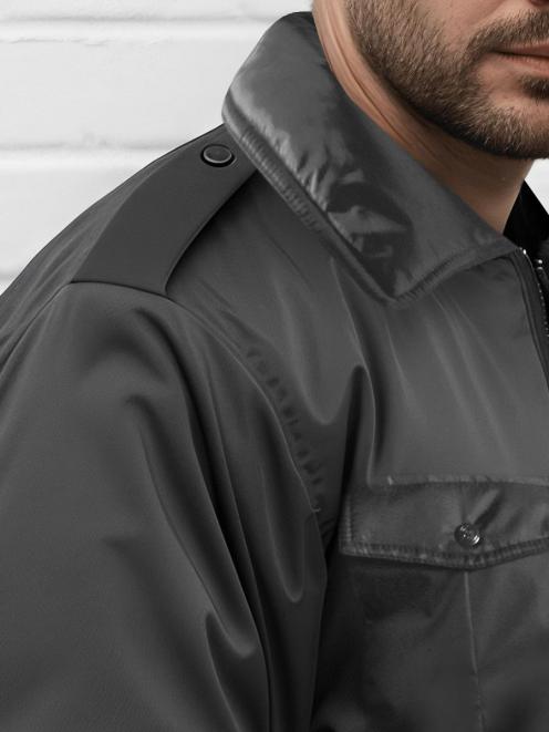 Ветровка ОХРАНА тк.Оксфорд цв.Чёрный 