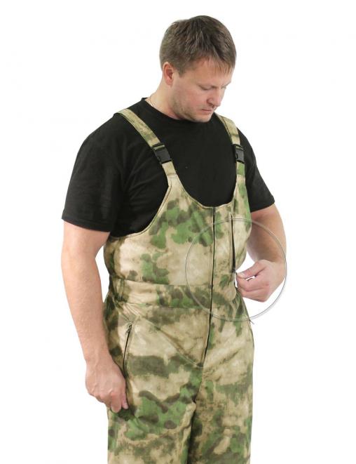 Костюм зимний БВР тк.Дюспа микро рип стоп цв. Атак Зелёный