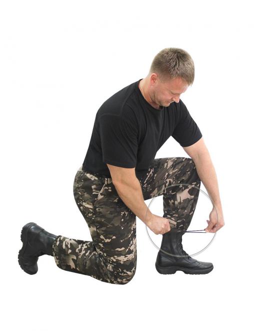 Брюки БОЙСКАУТ RS тк.Облегченная смесовая цв.Мультикам коричневый