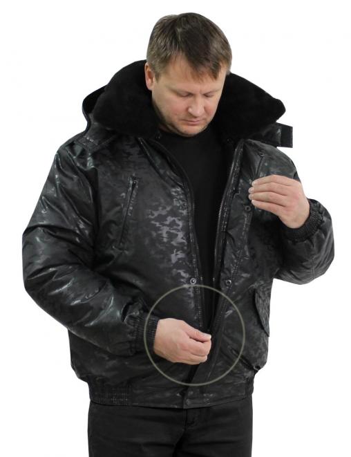 Куртка ЗАХВАТ тк.Оксфорд цв.Черный КМФ 1228