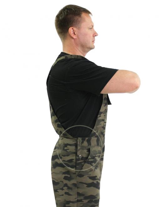 Полукомбинезон ИТР RS тк.Рип-стоп цв.Зеленый КМФ