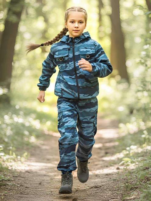 Костюм детский ЗАРНИЦА RS тк.Смесовая цв.Серый камыш