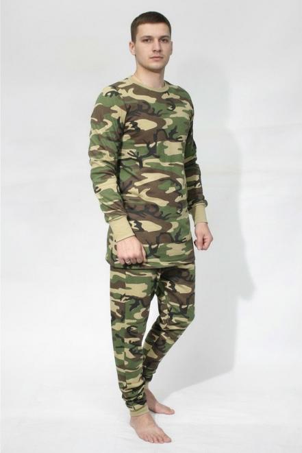 Белье нательное тк.Футер с начёсом RS цв.Зеленый КМФ