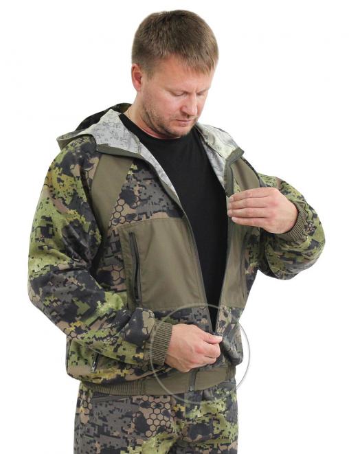 Костюм ПАРТИЗАН  RS тк.Смесовая цв.LOGO PIXEL