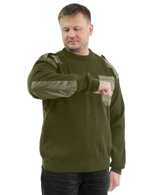 Свитер мужской цв.Олива