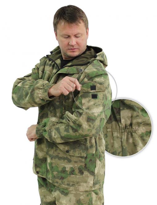 Костюм ГОРКА-ДЕМИ РУБЕЖ тк.Грета рип-стоп цв.Атак зелёный