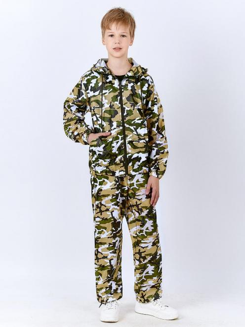 Костюм детский АЛЬФА RS тк.Оксфорд цв.НАТО КМФ Зелёный