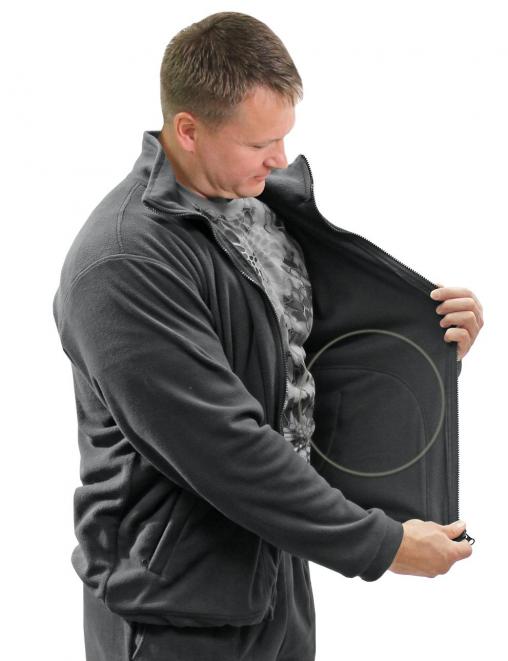 Толстовка Флисовая New цв.Серый