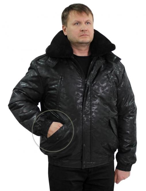 Куртка ЗАХВАТ тк.Оксфорд цв.Черный КМФ 1228