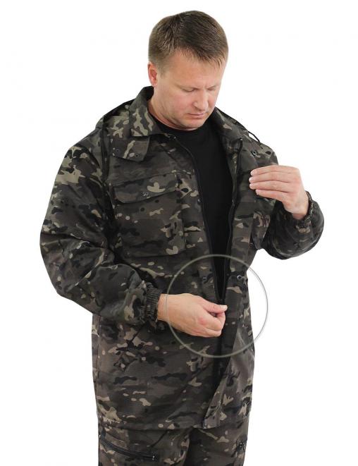 Костюм ЛЕСНИК RS тк.Грета цв.Мультикам Коричневый