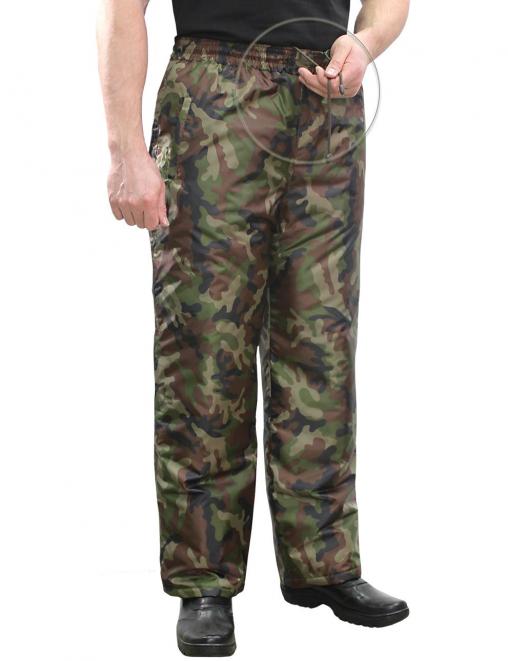 Брюки утеплённые ВИХРЬ RS тк.Оксфорд цв.Зеленый КМФ