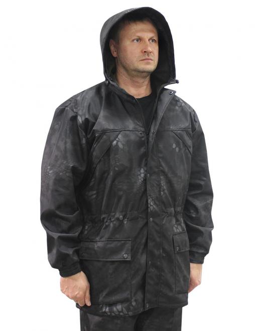 Костюм ТАЙГА-DEMI RS тк.Polarfleece цв.Питон чёрный