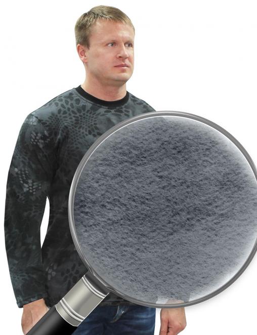 Толстовка тк.Футер 2-х нитка с начёсом цв.Питон чёрный