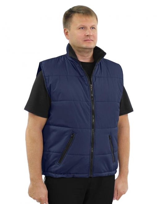 Жилет утеплённый БВР тк.Дюспа цв.Синий
