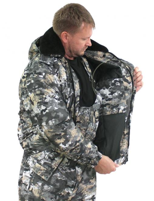 Костюм зимний НОРД тк.Дюспа/Мембрана цв.Полигон