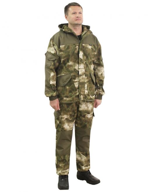 Костюм ГОРКА-ДЕМИ  RS тк.Polarfleece рип-стоп цв.Атак зелёный