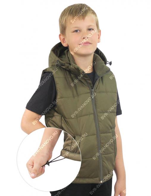 Жилет детский утеплённый СТАЛКЕР цв.Олива