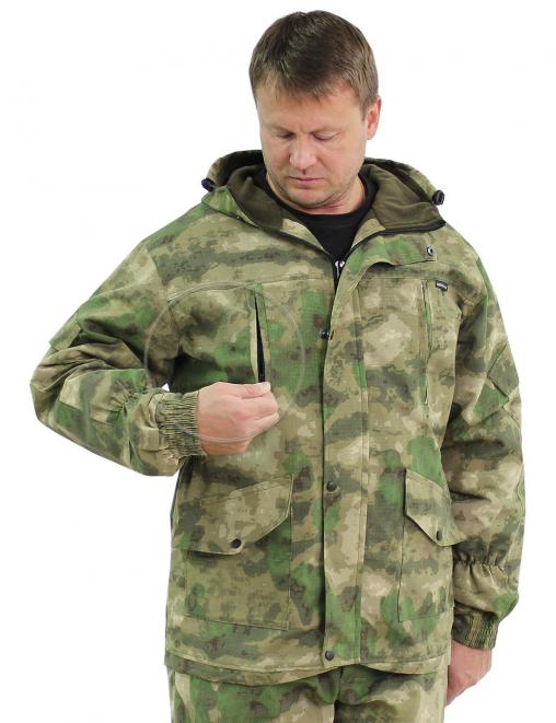 Костюм ГОРКА-ДЕМИ РУБЕЖ тк.Грета рип-стоп цв.Атак зелёный