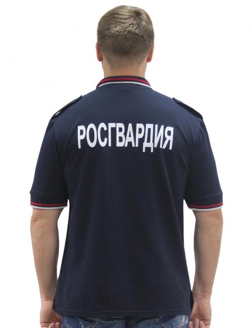 Рубашка ПОЛО РОСГВАРДИЯ цв.Тёмно-синий(кор.рукав)
