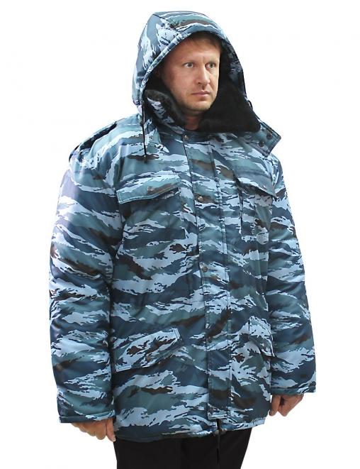 Куртка ЗИМА тк.Оксфорд цв.Серый Камыш