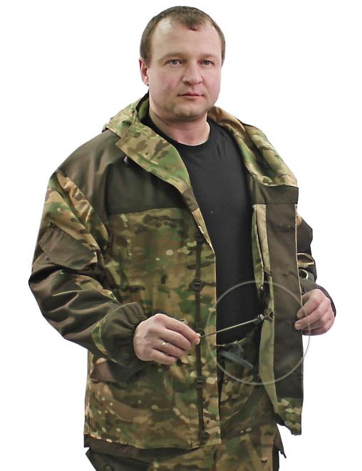 Костюм ГОРКА NEW тк.Смесовая цв.Мультикам с накладками