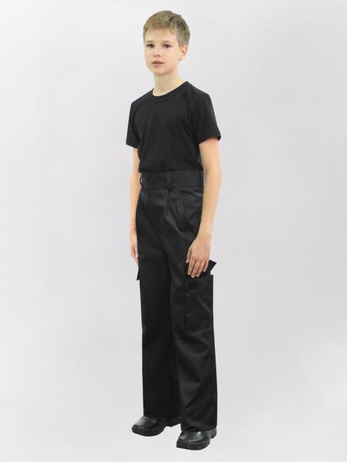 Брюки ПАТРИОТ RS тк.Смесовая цв.Чёрный