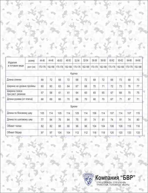 Костюм СТРАЖ RS цв.Флора