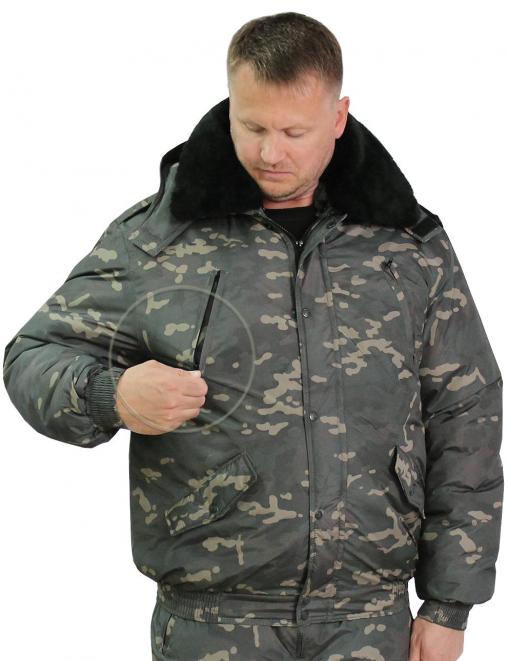 Костюм зимний НОРД тк.Дюспа цв.Мультикам граффит