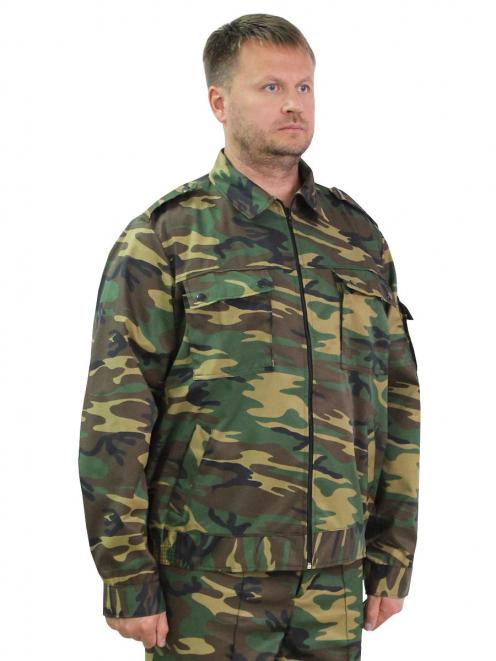 Костюм СТРАЖ тк.Смесовая цв.Зеленый КМФ