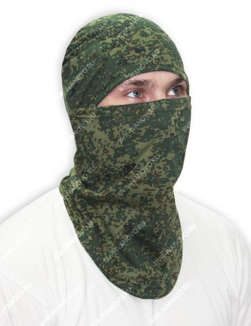 Маска-балаклава цв.Цифра зелёная