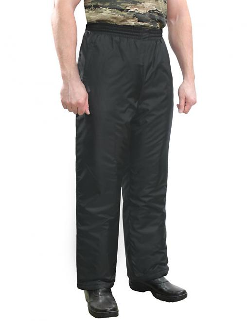 Брюки утеплённые ВИХРЬ тк.Смесовая цв.Чёрный