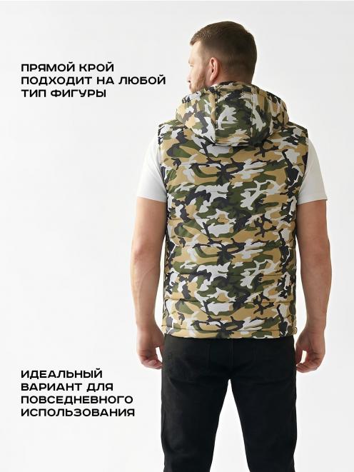 Жилет утеплённый СТАЛКЕР RS тк.Оксфорд цв.НАТО КМФ NEXT