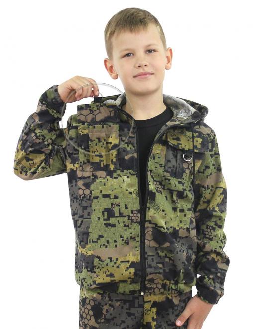 Костюм детский ЗАРНИЦА RS тк.Смесовая цв.Пиксель LoGo Костюм детский ЗАРНИЦА RS тк.Смесовая цв.Пиксель LoGo