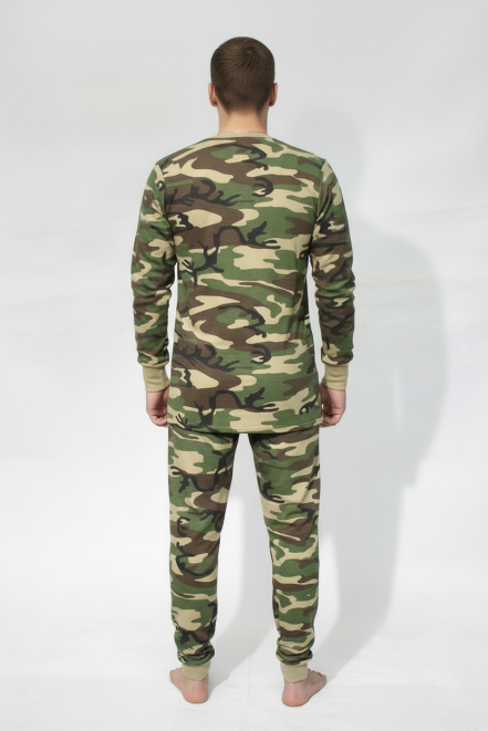 Белье нательное тк.Футер с начёсом RS цв.Зеленый КМФ