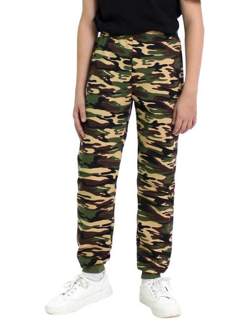 Трико детское спортивное ДАЧНОЕ RS тк.Футер 2-х нитка цв. Зелёный КМФ 4465